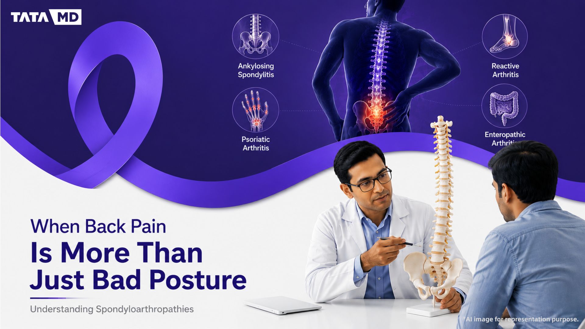 When back pain is more than just a bad posture: Understanding Spondyloarthropathies